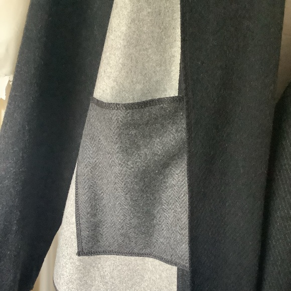 Chameleon Gray/Black/Ivory Wool Blend Jacket - Picture 2 of 5